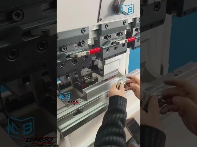 Awesome small bending machine #machine #bendingmachine #factory #bendmachine #pressbrake #cnc#longbo