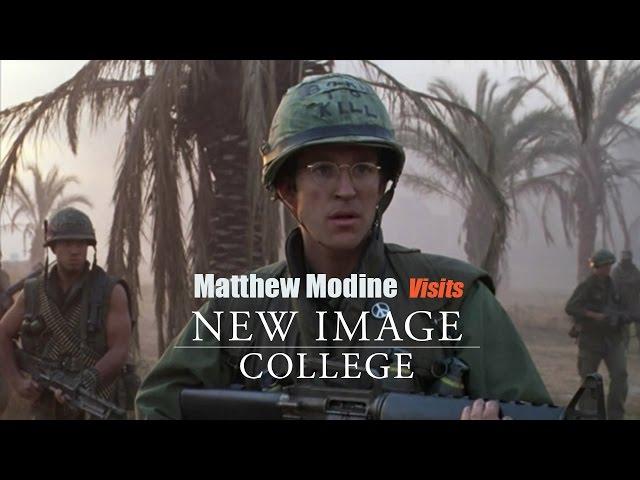 Matthew Modine Visits New Image College