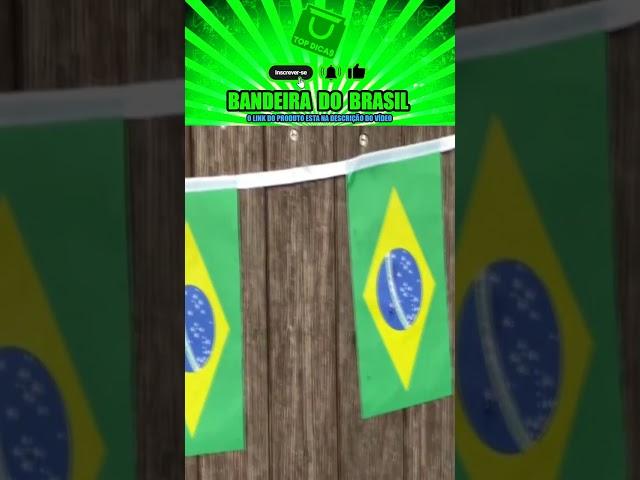 #BANDEIRADOBRASIL #FUTEBOL #SOCEER #BRAZIL'S FLAG #ALIEXPRESS #SHORTS | TOP DICAS