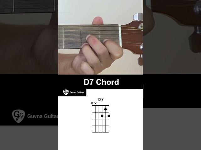 How To Play The D7 Chord On Guitar - Guvna Guitars