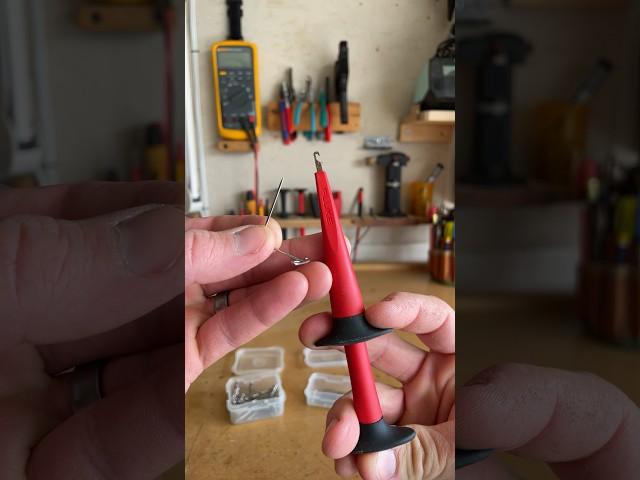 $0.04 backpin probe - money saving tip from the sewing store #mechanic #multimeter