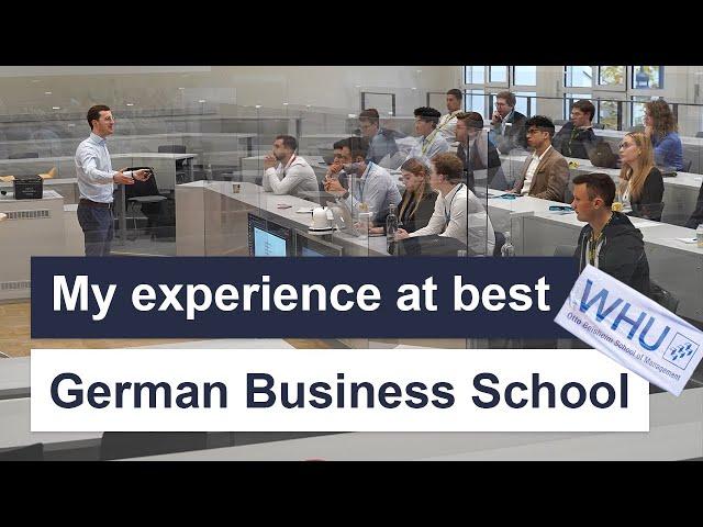 Studying at the best German Business School - WHU in Vallendar