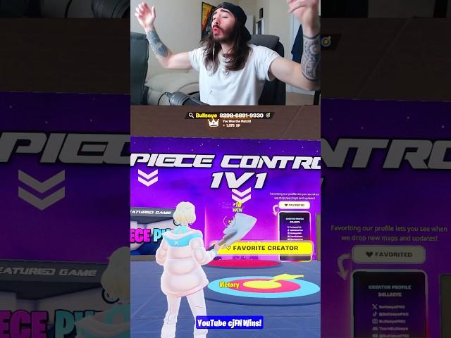 I Let This RANDOM Win 9/10 Rounds..  #shorts #fortnite #fyp #funny