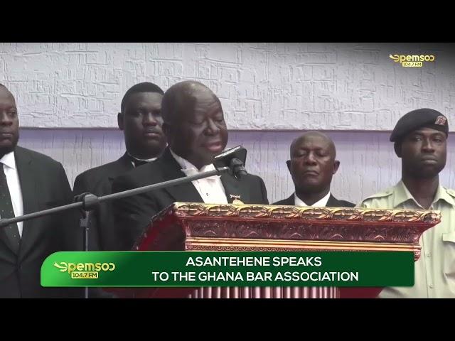 Asantehene treats Ghanaian lawyers to a royal dinner