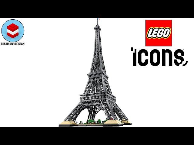 LEGO Icons 10307 Eiffel Tower - Tallest LEGO Set ever - LEGO Speed Build Review