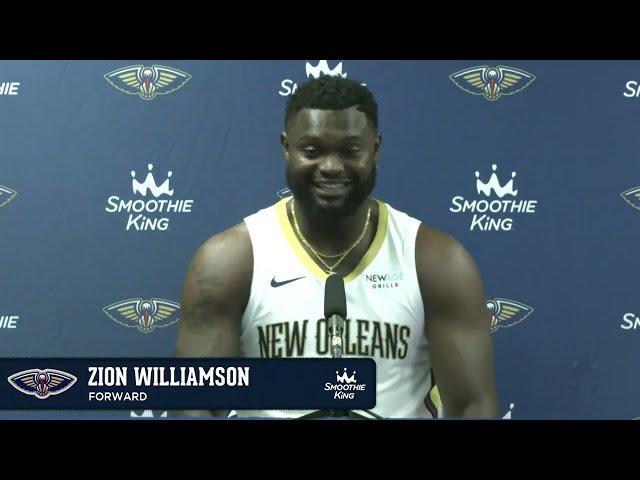 Zion Williamson interview | Pelicans Media Day 2024