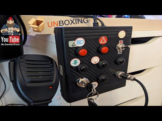 ALMAR SKRS Button Box mit Schlüssel + CB Funk for ETS2/ATS/LS *Unboxing + Test Video*