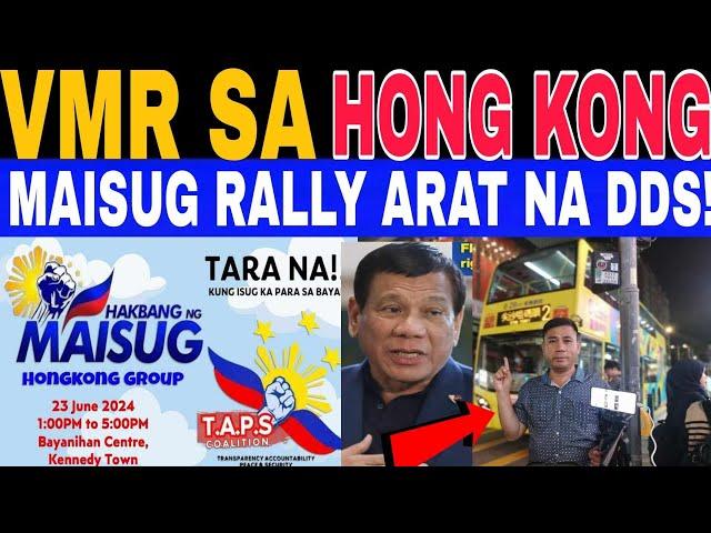 VP SARA SASAMA? VMR MAISUG RALLY HONG KONG  na!