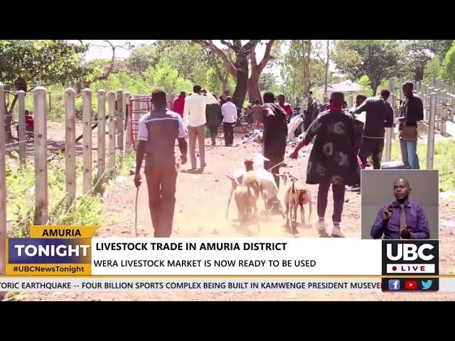 THE NEW WERA LIVESTOCK MARKET IN AMURIA DISTRICT HAS BEEN OPENED TO TRADERS