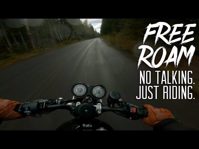 POV Ride Down A Washington Forest Road // Triumph Speed Twin [4K]