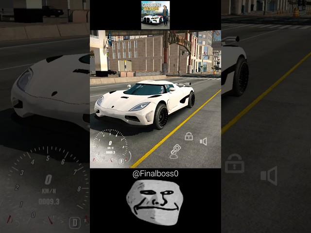 Koniesegg Agera CAR PARKING MULTIPLAYER#carparkingmultiplayer #cpm #trollface #wheelie #trend