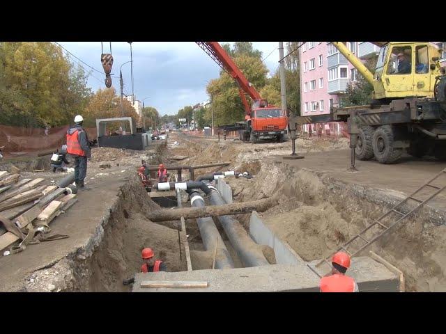 Реконструкция магистральной теплосети на Чайковского