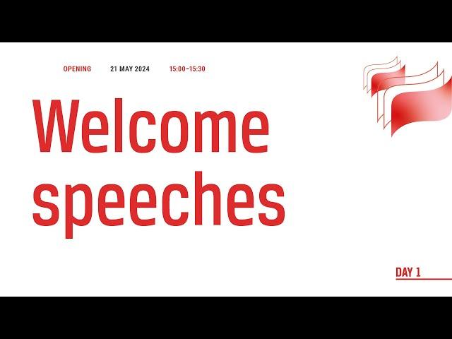 Welcome speeches | 12th European Remembrance Symposium