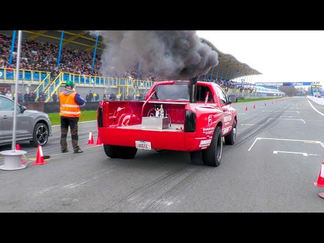 +1000HP Dodge Ram | DRAG Races, Start up, Details