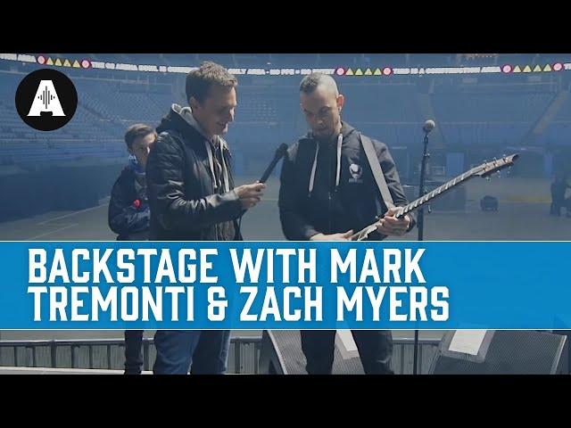 Backstage with Mark Tremonti & Zach Myers from Alter Bridge & Shinedown!