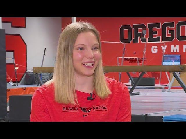 Jade Carey 'excited' to compete for OSU in Olympic year