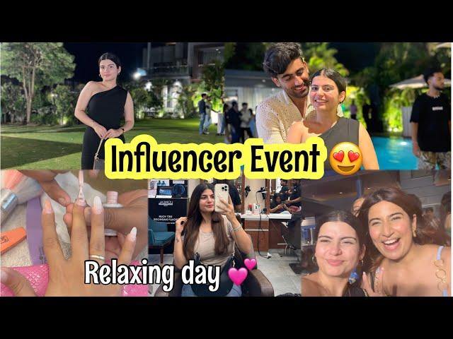 VLOG: Relaxing Day With Mom| Nail Extension, Pedicure HairCut| Influencer Event| Yashita Rai