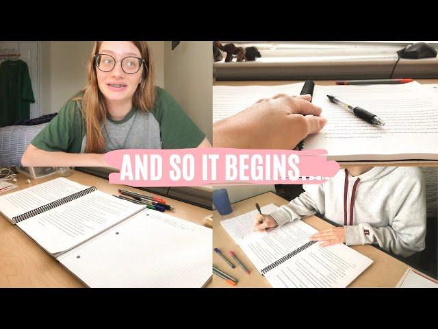 Rereading my NaNoWriMo Novel! // Writing Vlog #10