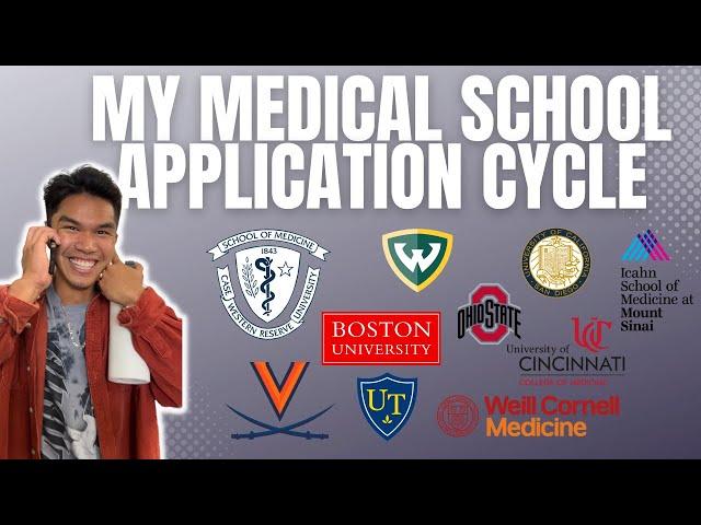 My Medical School Application Results | Where I'm Going to Medical School