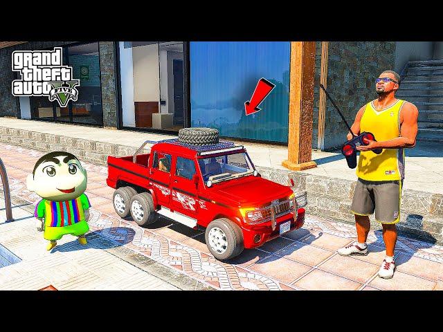 Franklin & shinchan Buy Mini RC Mahindra Bolero Camper in GTA 5 | JNK GAMER