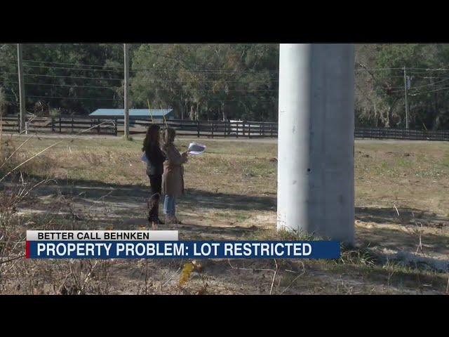 Couple discovers they are barred by law from building home on new property