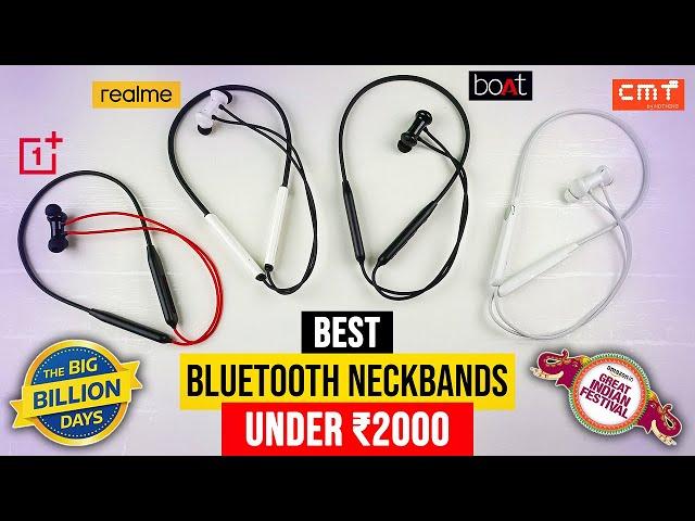 Top 5 Best Neckband Under ₹2000 in 2024  Best Earphones On Flipkart BBD Sale & Amazon GIF Sale 2024