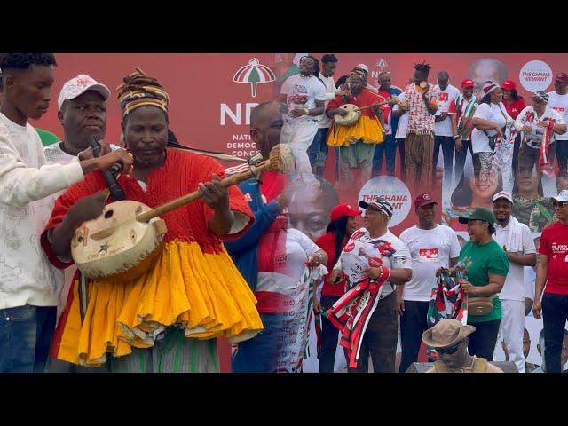 KING AYISOBA performance at the NDC mini rally made NDC MPs danced uncontrollably