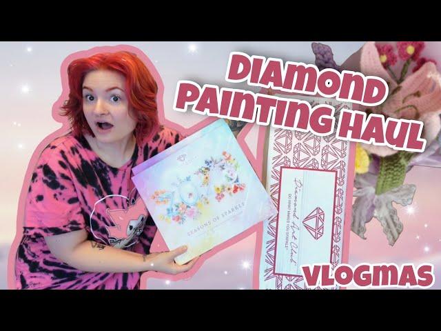 HUGE DIAMOND ART HAUL, & MORE PRESENTS   | vlogmas 2024 |