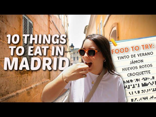 Madrid Food Tour - 10 Foods You MUST TRY In Spain! 