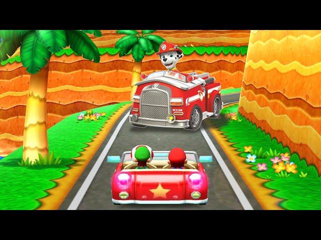 Mario Party The Top 100 Minigames - Mario Vs Luigi Vs Peach Vs Daisy (Master Difficulty)