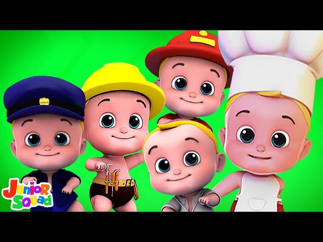 Five Little Babies, Nursery Rhyme and Learning Video for Kids