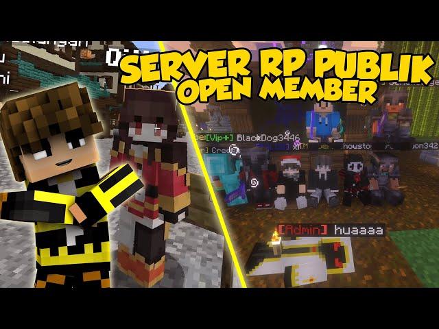 OPEN MEMBER SERVER ROLEPLAY MCPE DAN JAVA 1.20+