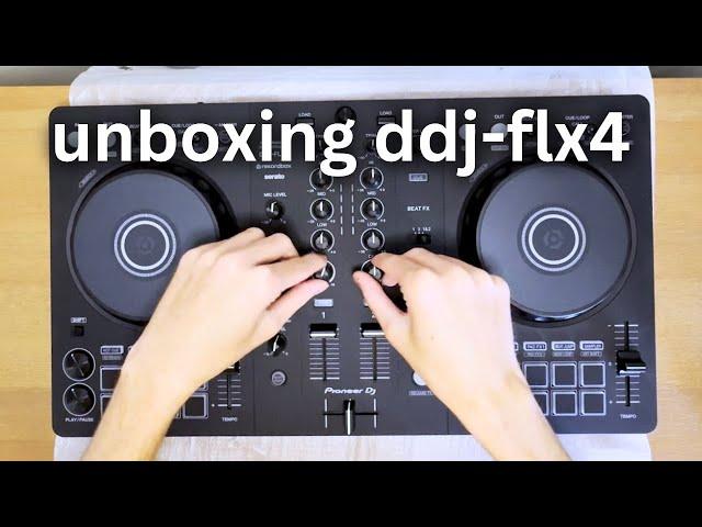 Unboxing the DDJ-FLX4 | First Impressions (Beginner Review)