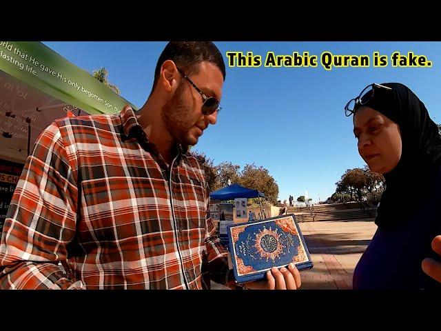 This Arabic Quran is fake.