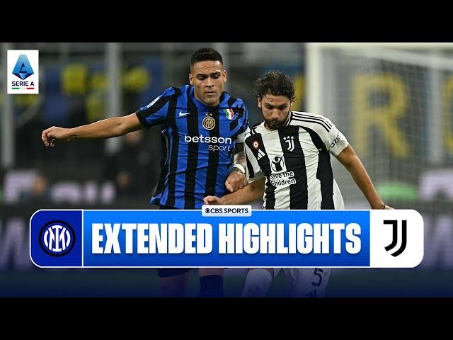 Inter vs. Juventus: Extended Highlights | Serie A | CBS Sports Golazo