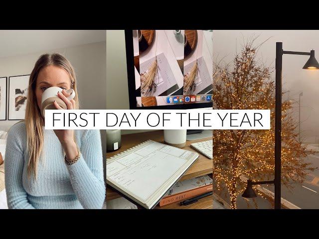 FIRST DAY of the YEAR (vlog) | new planner, habits, & accomplishing goals