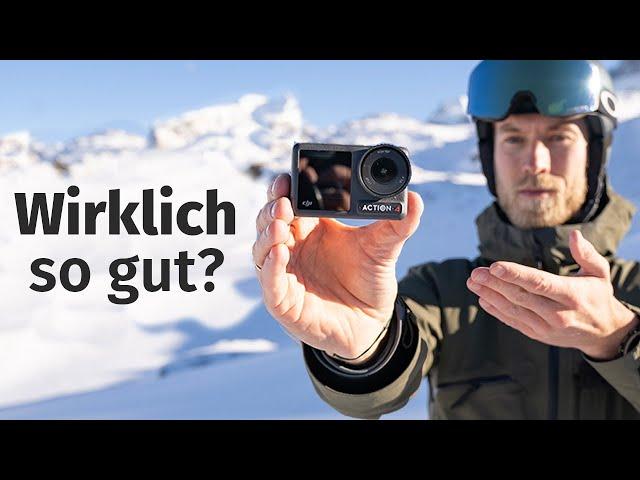 Spektakuläre Videos beim Skifahren: DJI Osmo Action 4 im Test