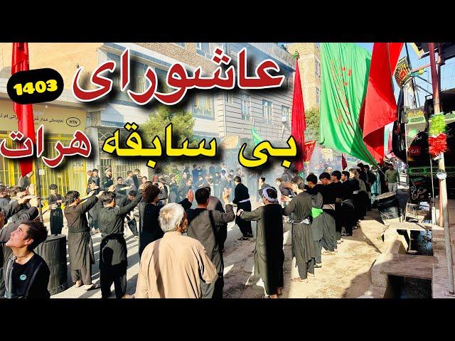 برگزاری پر شکوه ترین عاشورای حسینی در هرات | برقراری امنیت کامل از سوی امارت اسلامی