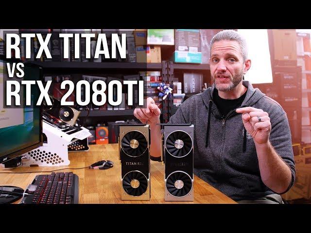 RTX Titan vs RTX 2080Ti Gaming Benchmarks