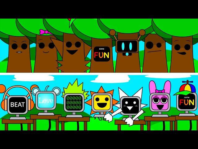 Incredibox Sprunki Mr.Tree VS Sprunki Mr Fun Computers