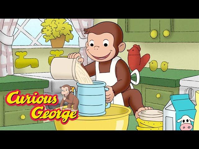 George Makes Bread  Curious George  Kids Cartoon  Kids Movies