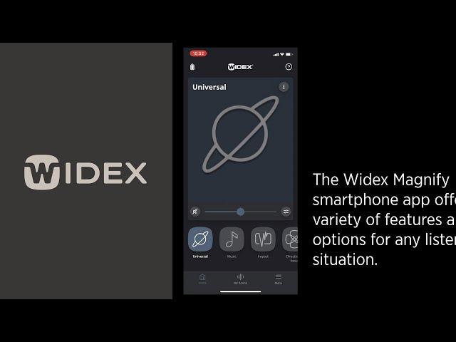 WIDEX MAGNIFY App Tutorial | WIDEX hearing aids