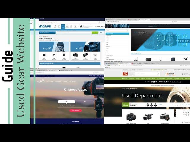 My Top 4 Used Camera Gear Websites