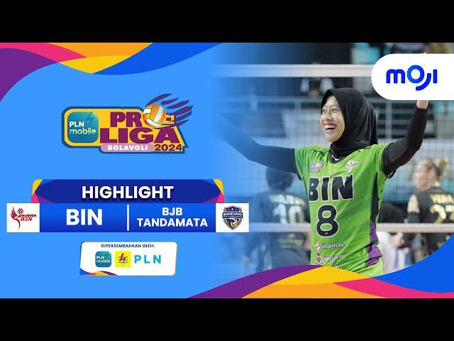 BIN VS BJB Tandamata 3-1 | Highlight PLN Mobile Proliga 2024