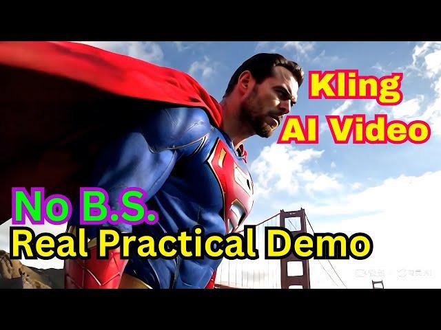 Kling AI Video - The First Real Practical Demo In YouTube - Create AI Video In Mobile