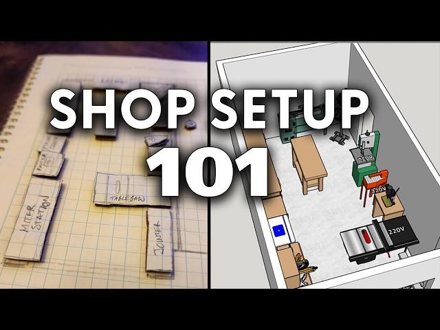 The Ultimate Guide to Setting up your Woodworking Shop