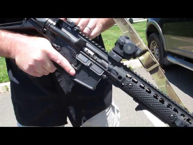 KAC full auto suppressed SR-16 on FIREClean