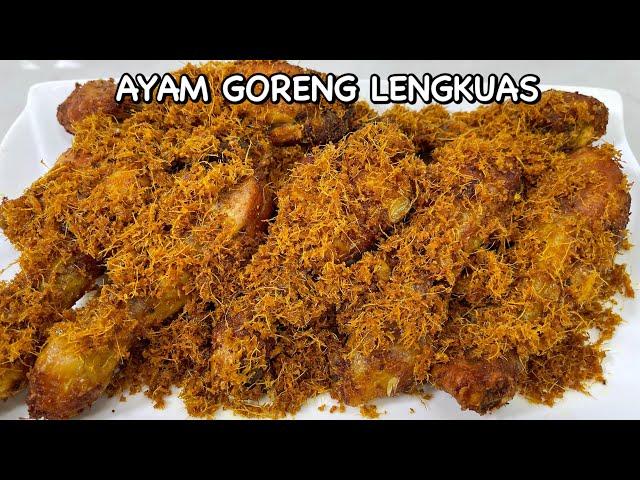 RESEP AYAM GORENG LENGKUAS PALING ENAK SEDUNIA