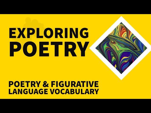 Exploring Poetry: Poetry and Figurative Language Vocabulary