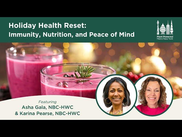 Holiday Health Reset: Immunity, Nutrition, and Peace of Mind